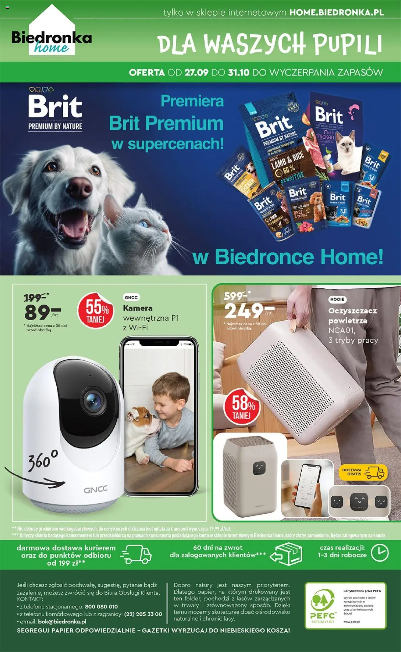 Biedronka gazetka - Home od 27.09.2025 | Strona: 5 | Produkty: Oczyszczacz powietrza