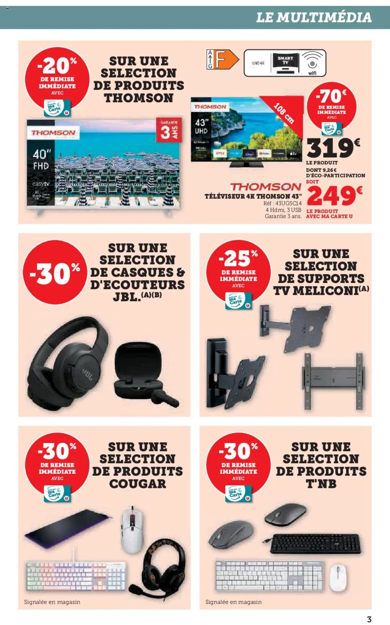 {H1} | Page: 3 | Produits: USB, Televiseur