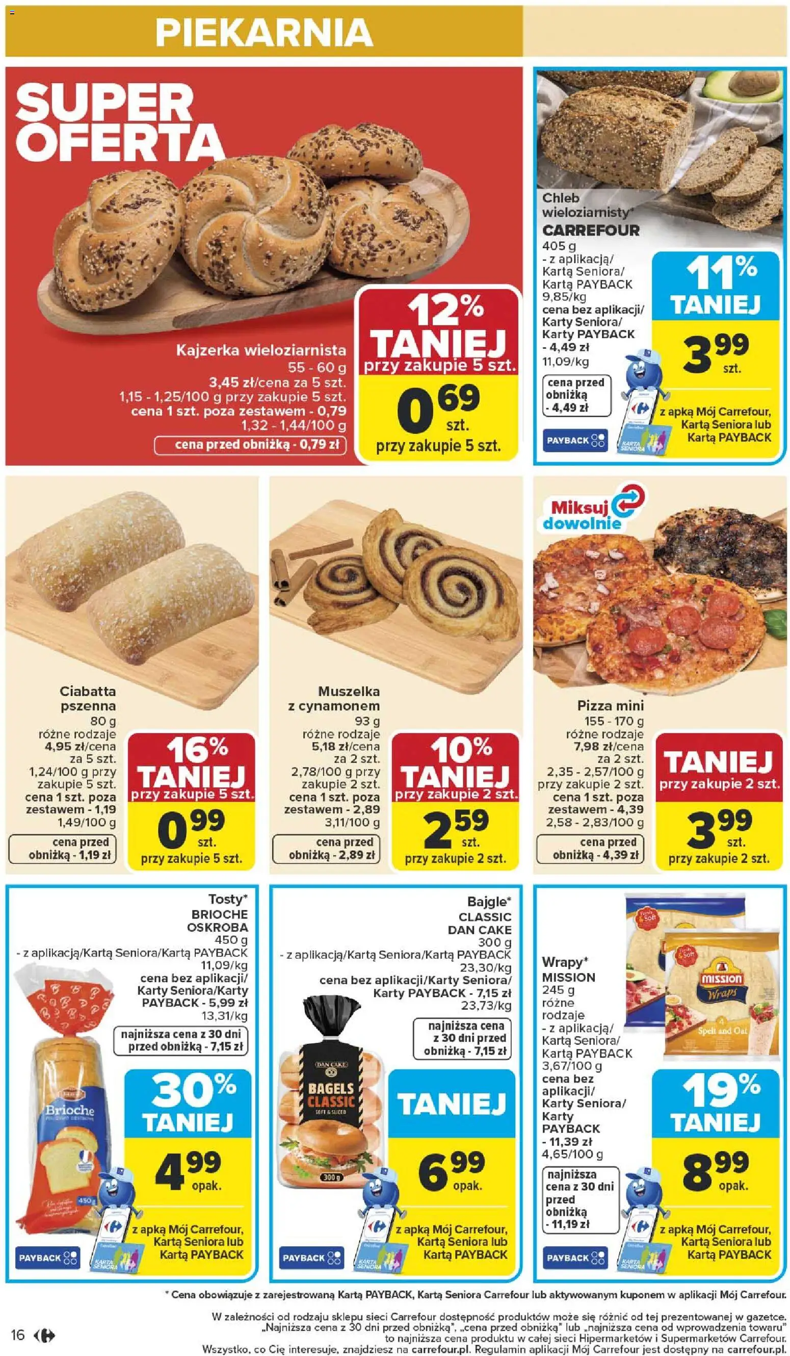 Carrefour Gazetka od 05.01.2026 | Strona: 18 | Produkty: Piekarnia, Chleb, Pizza, Chleb wieloziarnisty