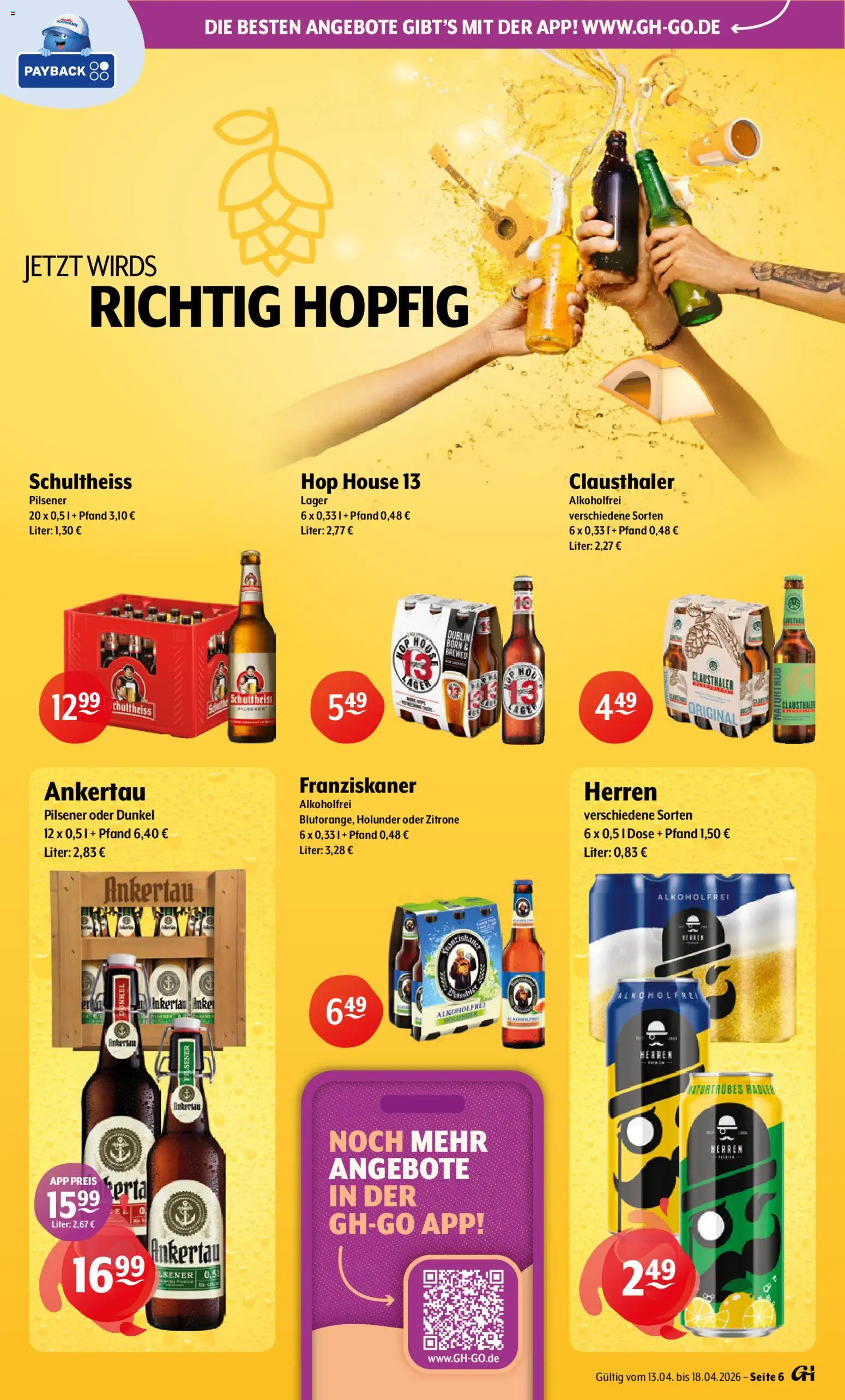 Getränke Hoffmann - Brandenburg – gültig ab 13.04.2026 | Seite: 6 | Produkte: Franziskaner, Radler, Zitrone