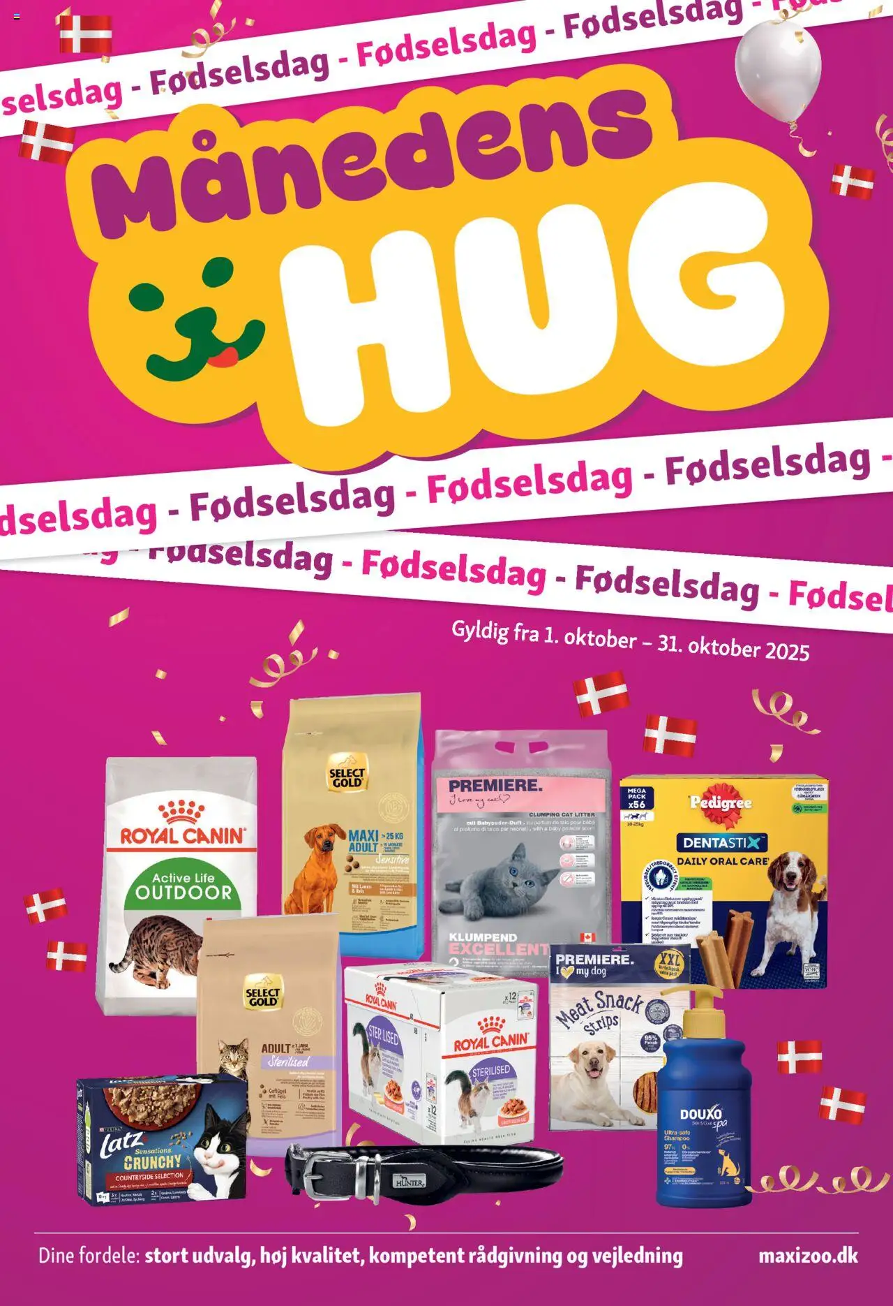 Maxi Zoo tilbudsavis – gyldig fra 01.10.2025 | Side: 1 | Produkter: Shampoo