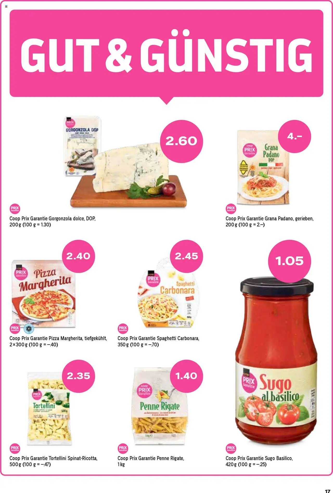 Coop Aktionen ab 21.08.2025 | Seite: 17 | Produkte: Pizza