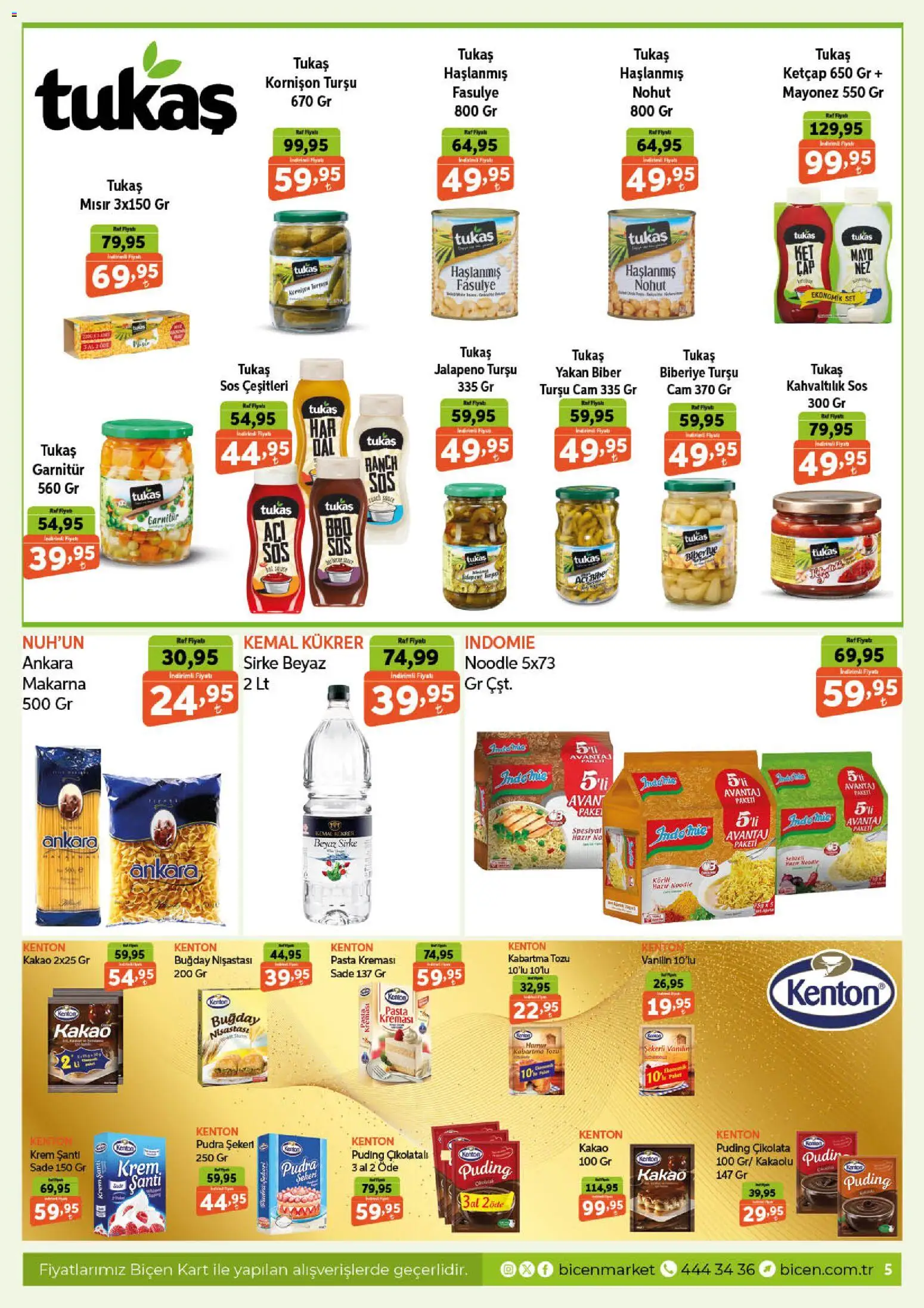 Biçen Market Katalog - 16.12.2025 tarihinden itibaren geçerlidir | Sayfa: 5 | Ürünler: Fasulye, Krem, Mayo, Mısır