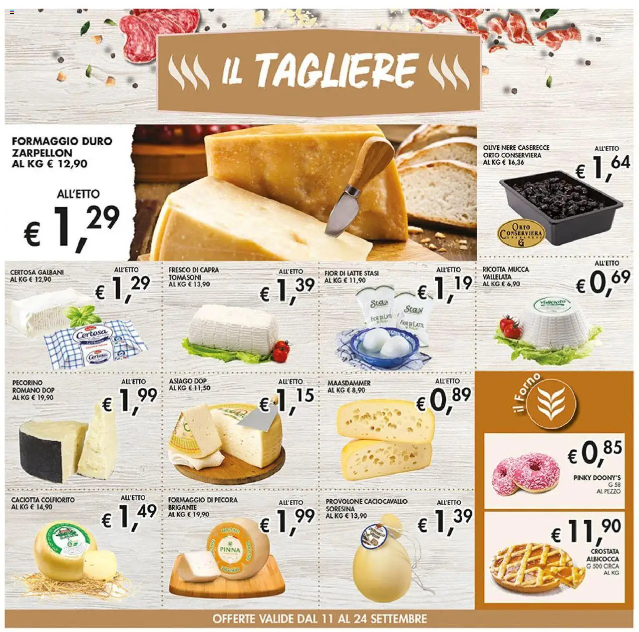 Volantino Coal del 11.09.2025 | Pagina: 6 | Prodotti: Latte, Olive, Forno, Pecorino