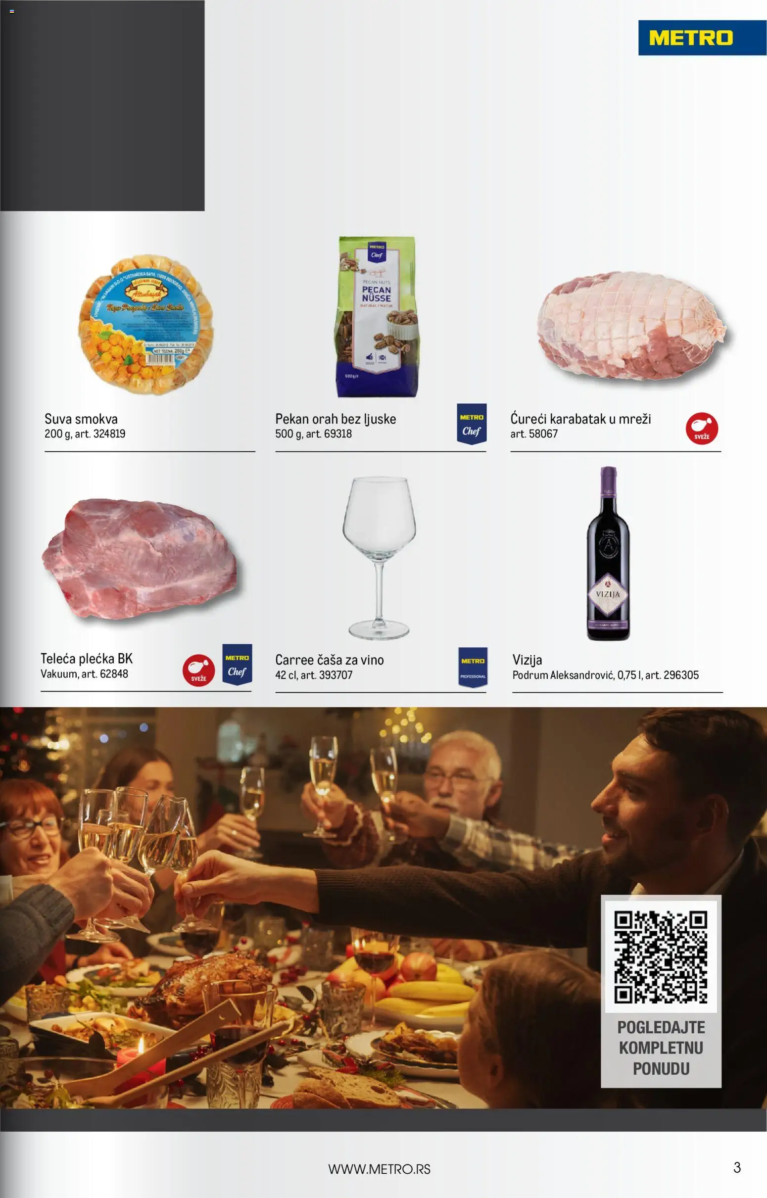 Metro katalog - važi od 01.01.2026 | Strana: 3 | Proizvode: Orah, Vino