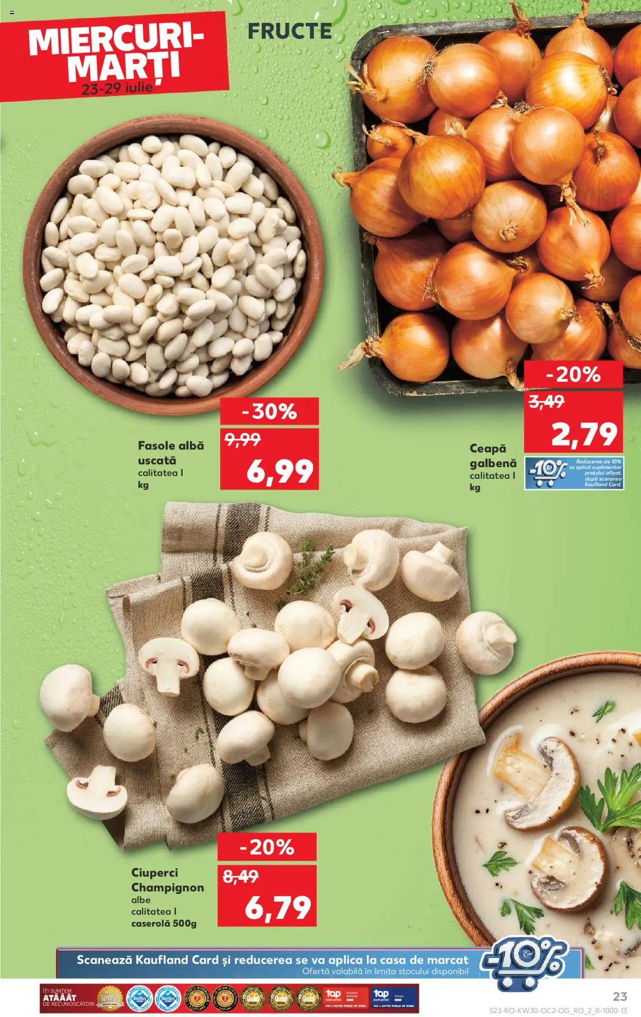 Kaufland RO akciós ujság - amely érvényes a következő dátumtól: 23.07.2025 | Oldal: 23