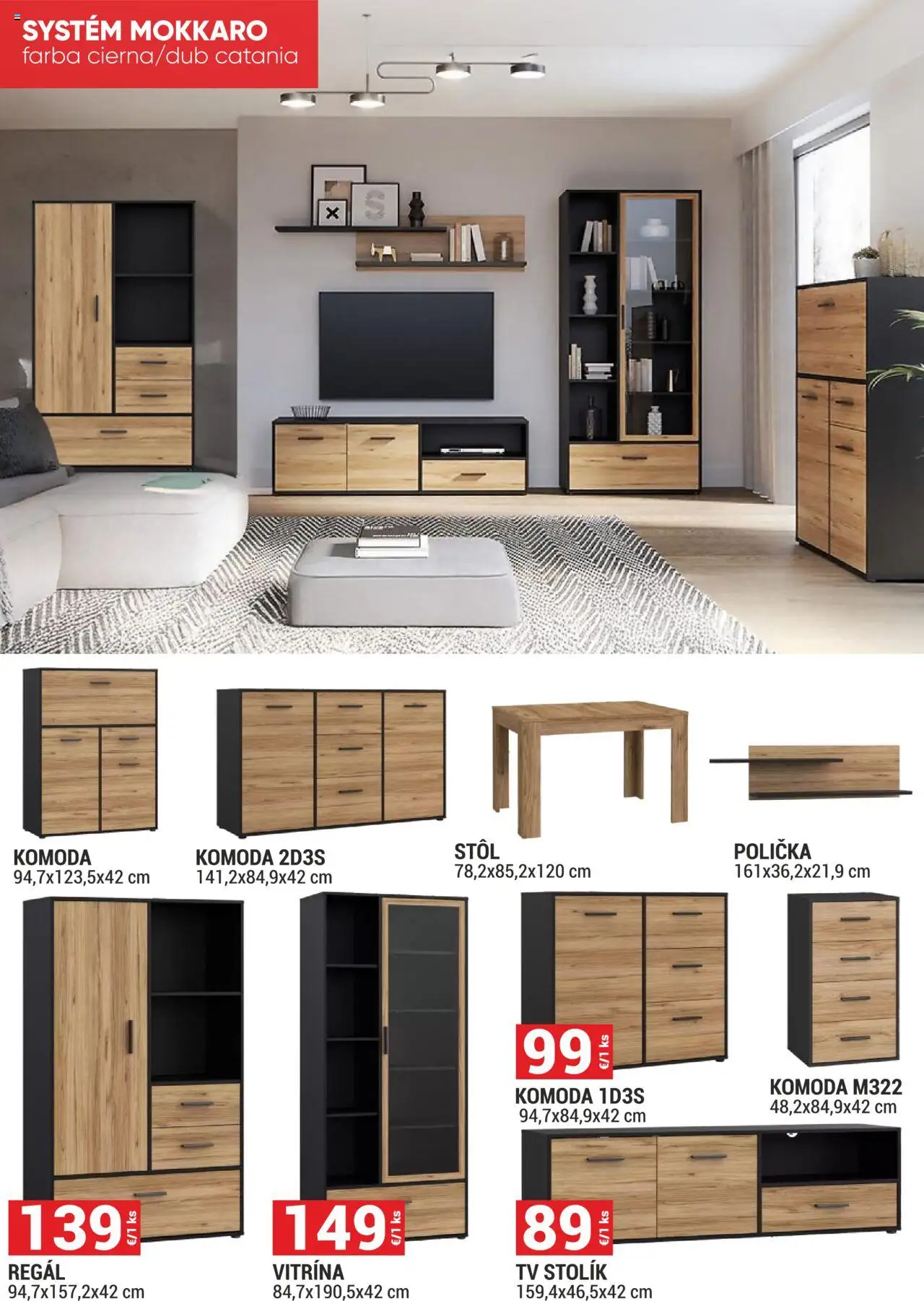 Merkury Market leták │ platný od 01.06.2025 | Strana: 12 | Produkty: Tv, Tv stolik, Regál, Stôl