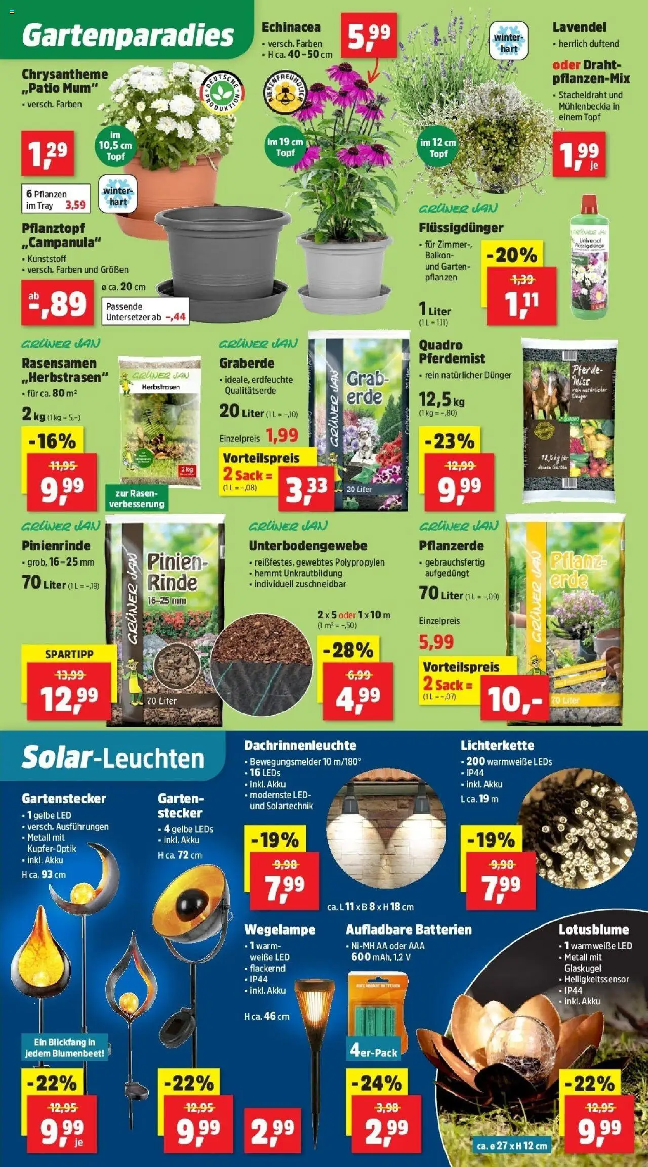Thomas Philipps Prospekt Nauheim	  - gültig ab dem 11.08.2025 | Seite: 9 | Produkte: Top, Pflanzerde, Batterien, Lavendel