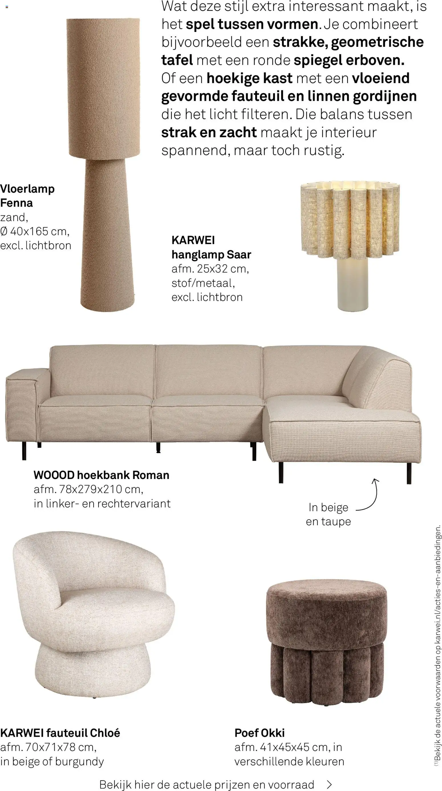 {H1} | Pagina: 21 | Producten: Gordijnen, Tafel, Spiegel, Papier blanc