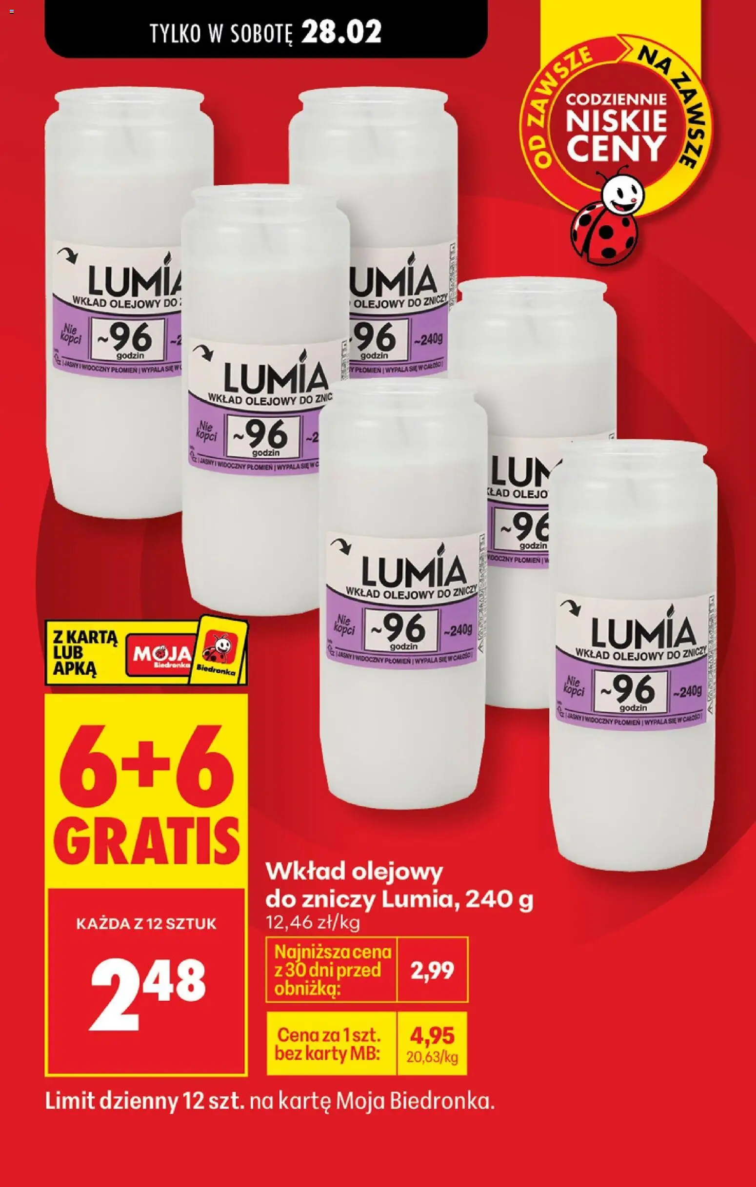 Biedronka Polsko leták - Najtańsza sobota od 28.02.2026 | Strana: 4 | Produkty: Karty