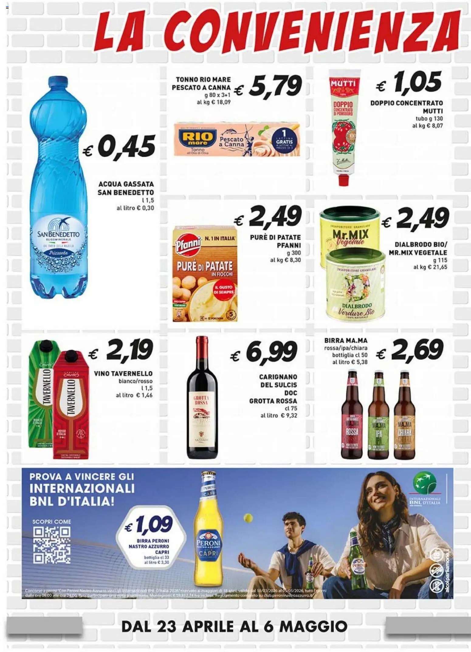 Volantino Coal del 23.04.2026 | Pagina: 6 | Prodotti: Birra, Patate, Acqua, Tubo