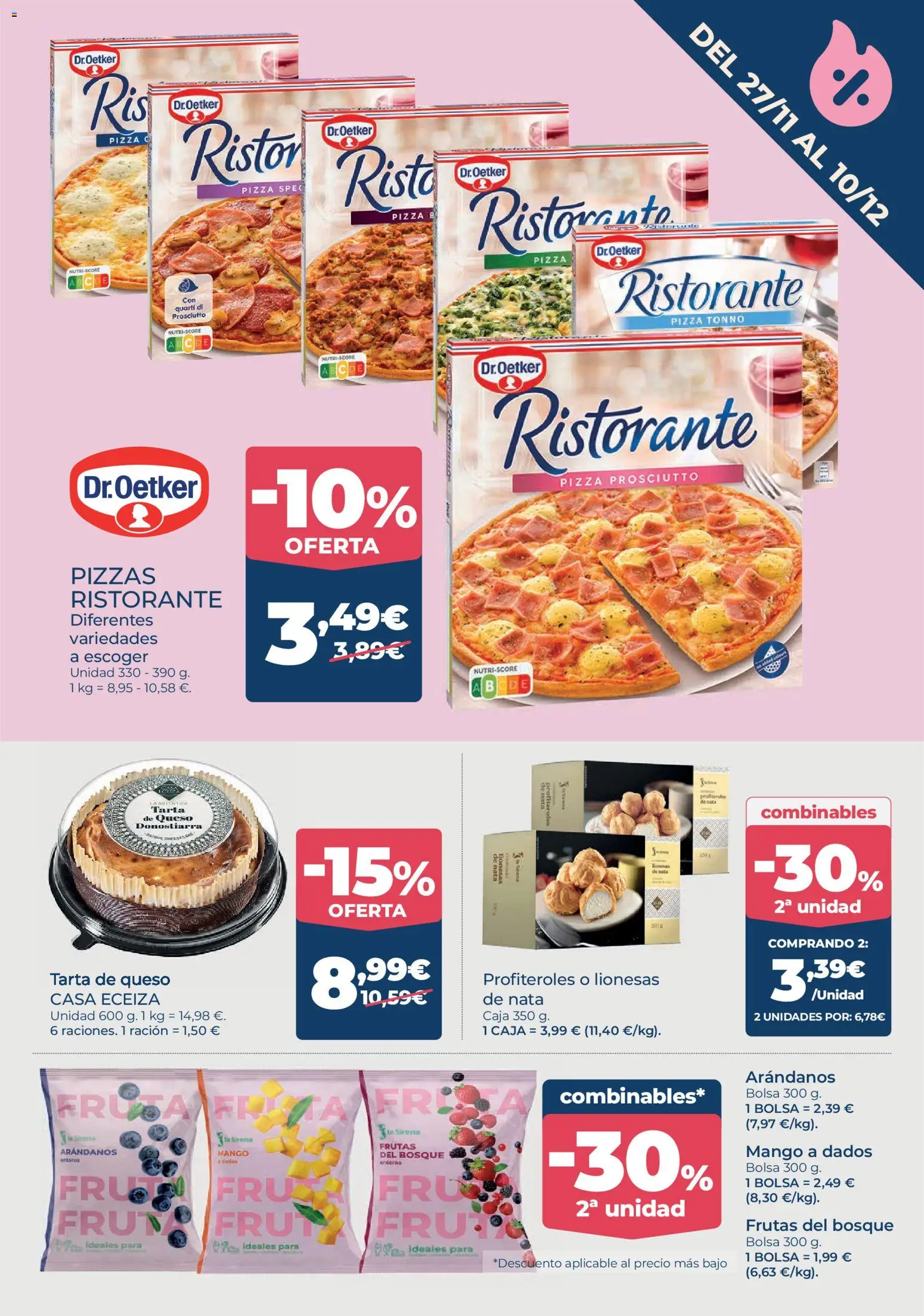 La Sirena folleto │ válido desde el 27.11.2025 | Página: 7 | Productos: Κουρτίνα, Queso, Pizza, Caja