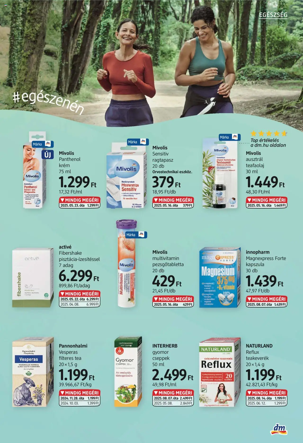 DM Drogerie Markt akciós ujság - amely érvényes a következő dátumtól: 14.08.2025 | Oldal: 21 | Termékek: Teafaolaj, Pezsgőtabletta, Tea, Multivitamin