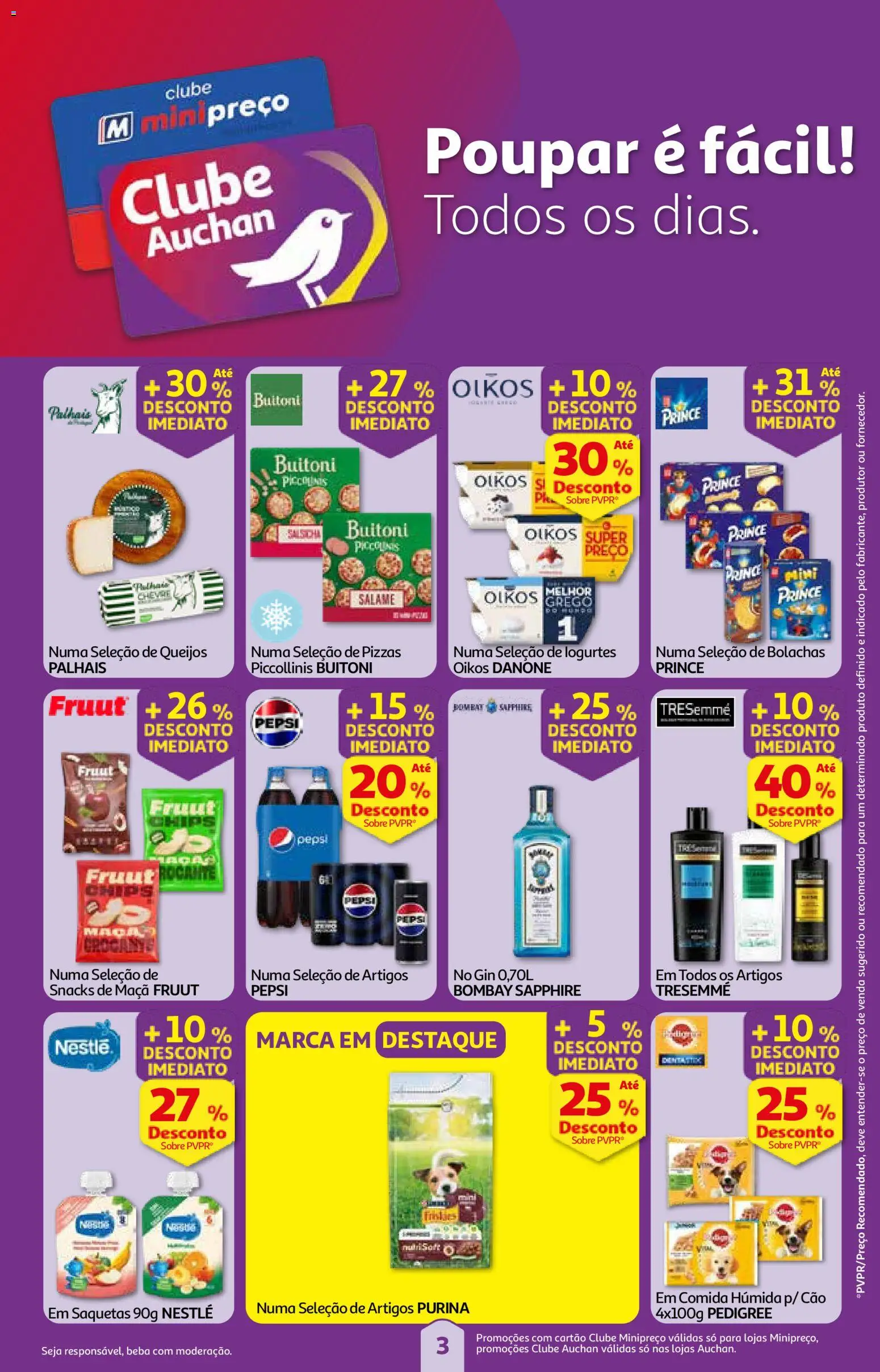 Minipreço folheto │ válido de 27.11.2025 | Página: 3 | Produtos: Bolachas, Nestlé, Maça, Gin