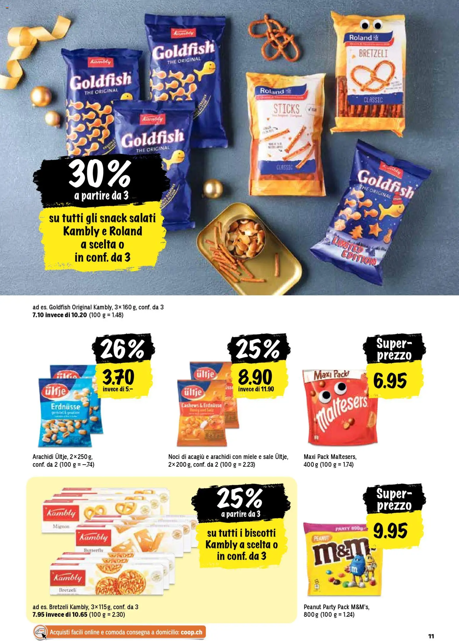 Coop - Una settimana di azioni – gültig ab 22.12.2025 | Seite: 11 | Produkte: Erdnüsse, Miele