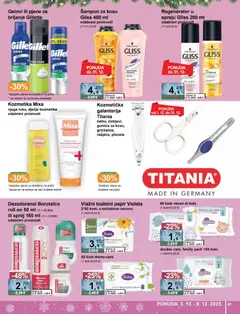 Katalog KTC - Pregled kataloga iz trgovine KTC, vrijedi od 03.12.2025 | Stranica: 41 | Proizvodi: Šampon, Regenerator, Toaletni papir, Gumice