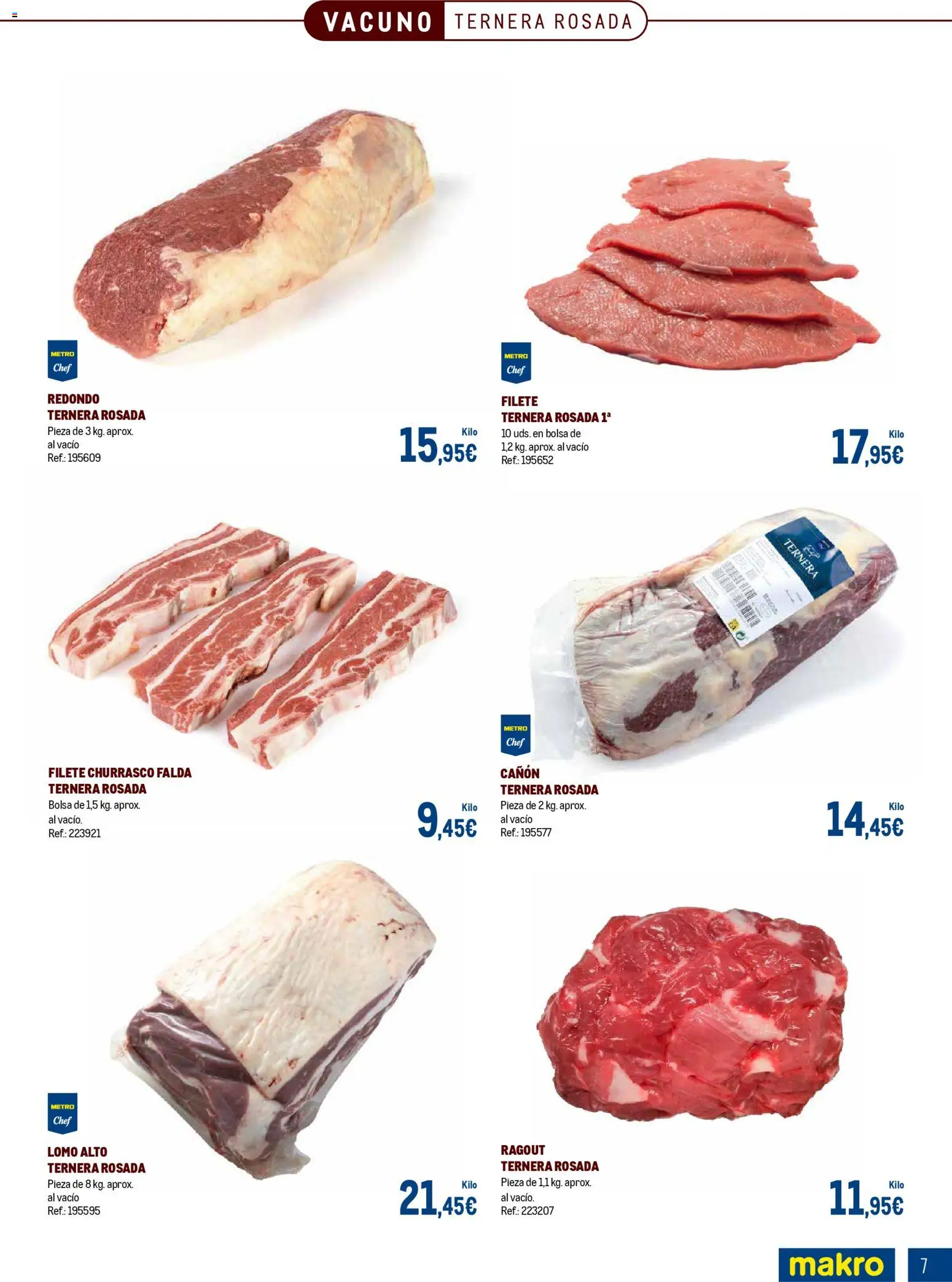 Makro - Expertos en carnes │ válido desde el 09.03.2026 | Página: 7 | Productos: Bolsa, Filete