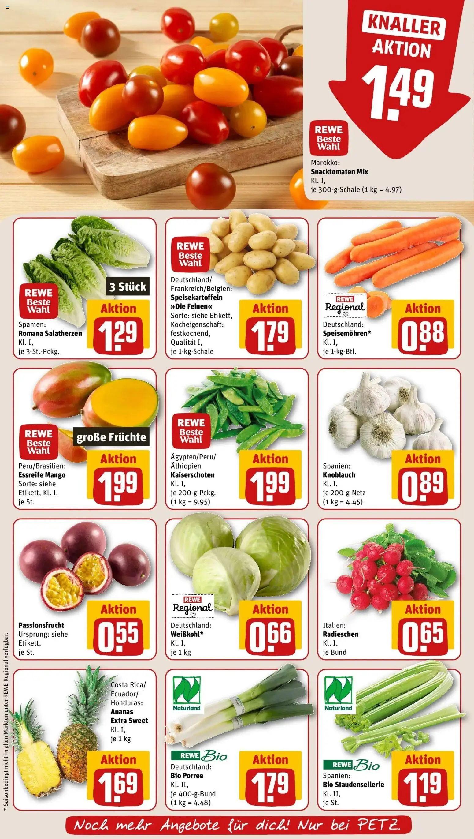 Rewe prospekt Wiehl	 – gültig ab 09.02.2026 | Seite: 11 | Produkte: Ananas, Mango, Knoblauch