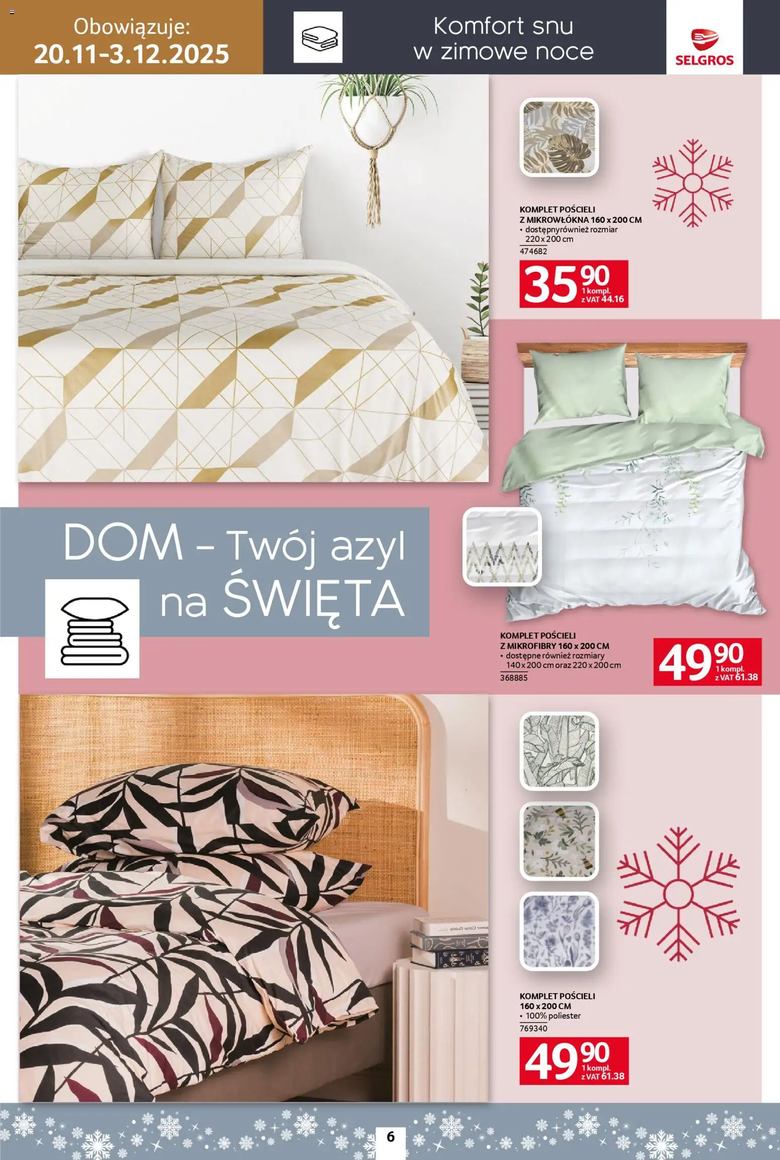 Selgros cash&carry Gazetka - Home&Deco od 20.11.2025 | Strona: 6