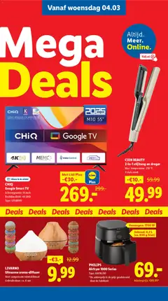 Lidl - Folder week 10 - Voorbeeld van een folder van Lidl, geldig van 02.03.2026 | Pagina: 27 | Producten: Friet, Tv, Droger, Stijltang