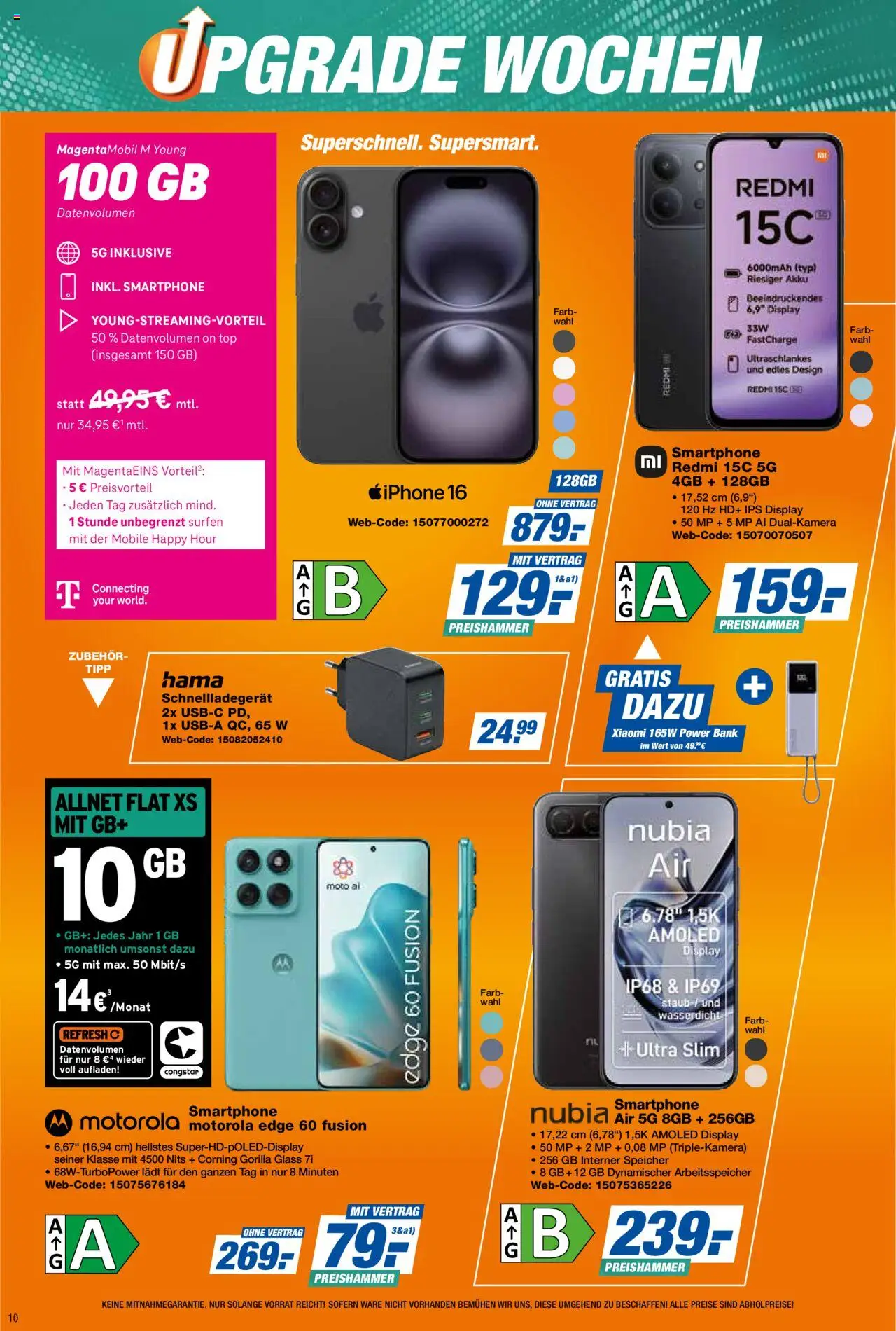 Expert Prospekt 	 – gültig ab 26.09.2025 | Seite: 10 | Produkte: Top, Xiaomi, Iphone, Smartphone