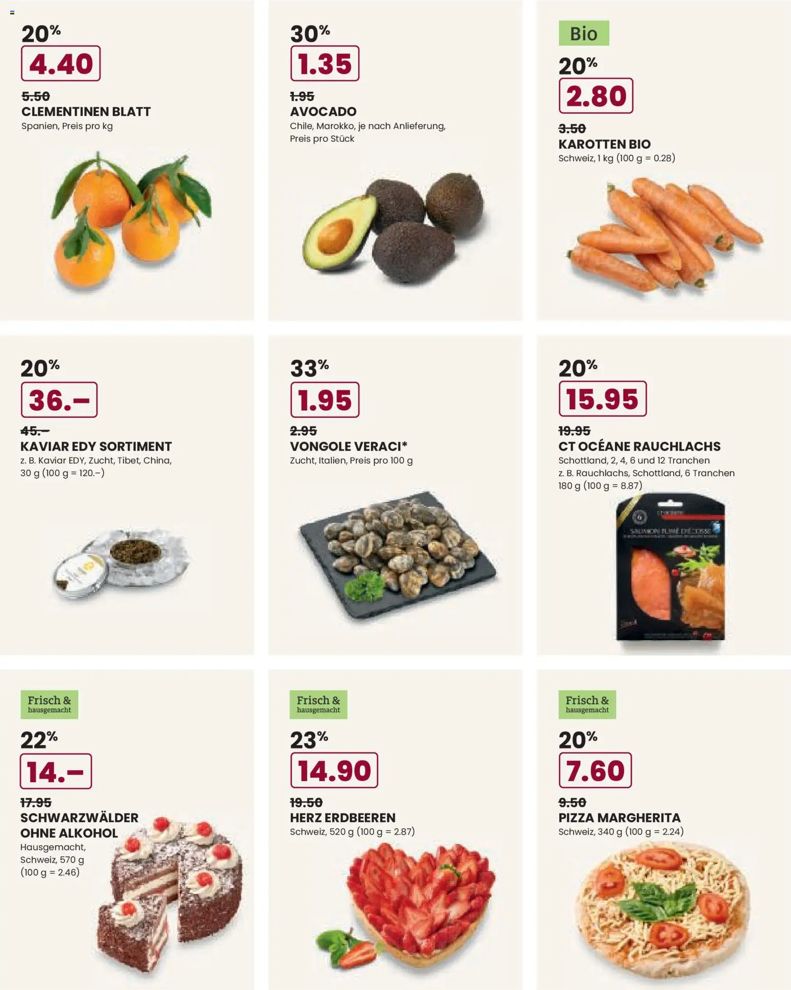 Manor Aktionen – gültig ab 03.02.2026 | Seite: 3 | Produkte: Pizza, Avocado, Erdbeeren