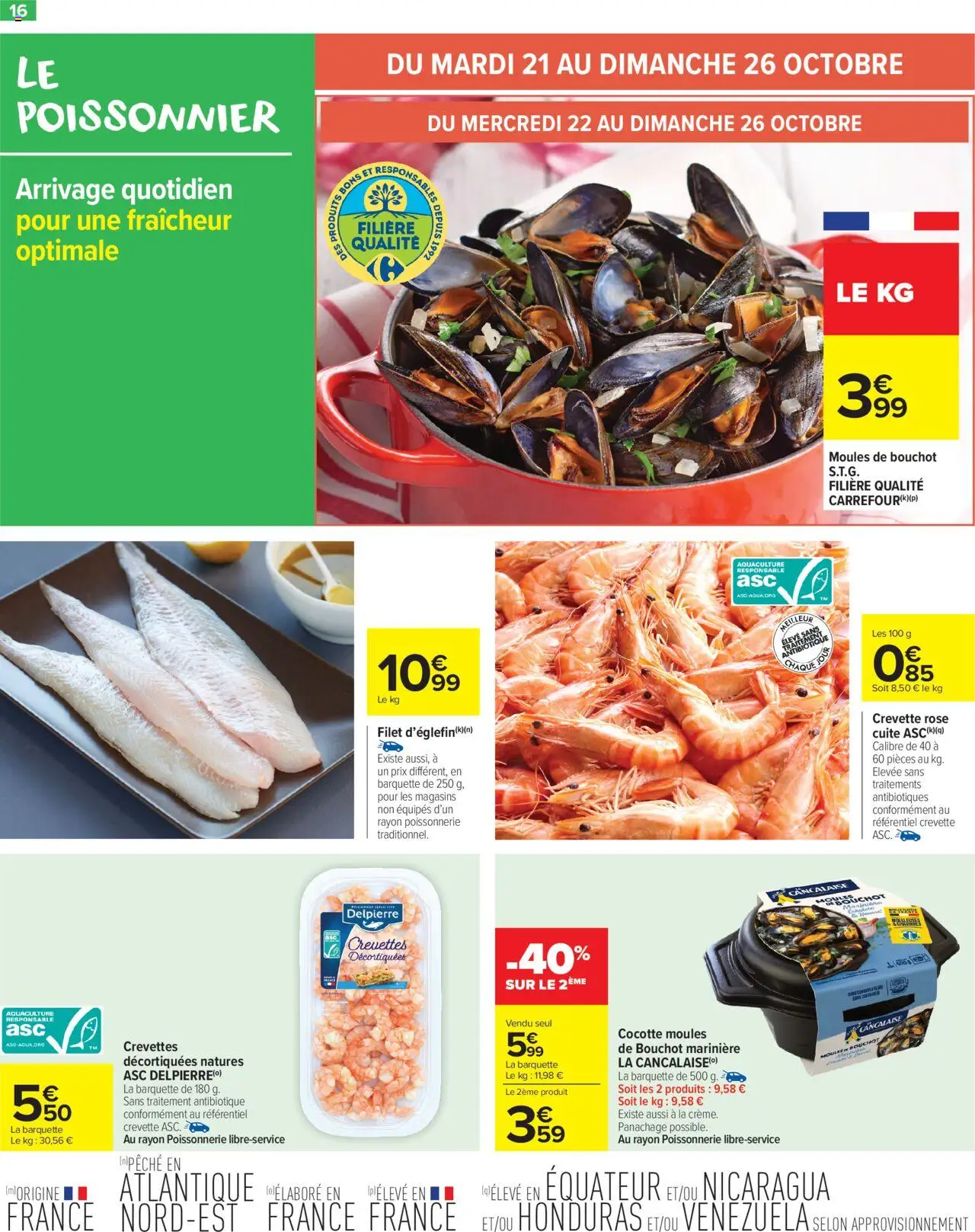 {H1} | Page: 18 | Produits: Marinière, Crevette, Poissonnerie, Crevettes