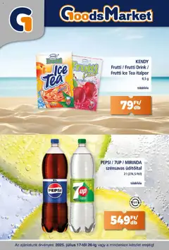 Goods Market Akciós újság - amely érvényes a következő dátumtól: 17.07.2025