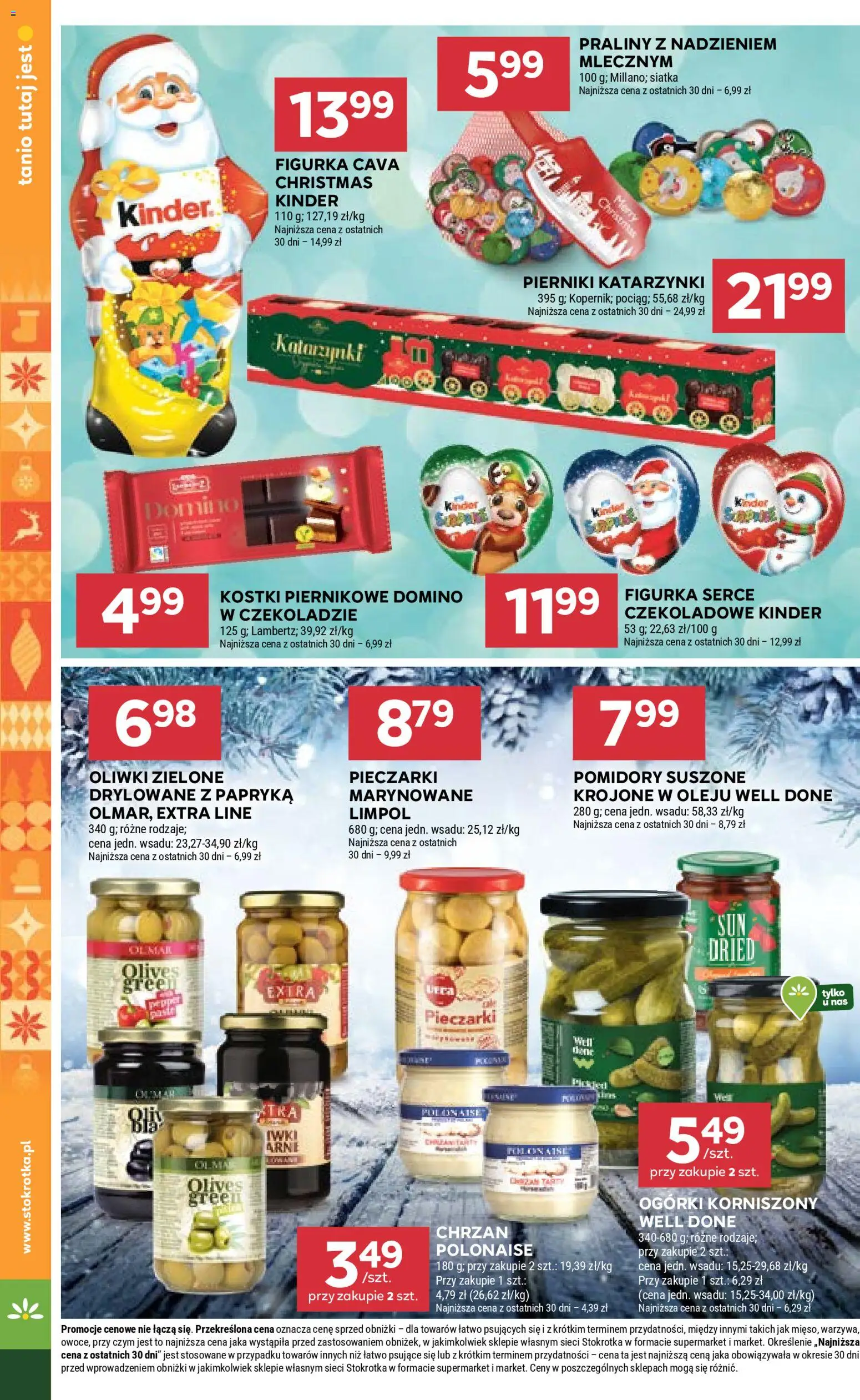 Stokrotka Gazetka - Market od 04.12.2025 | Strona: 8 | Produkty: Pieczarki, Praliny, Pierniki katarzynki, Warzywa
