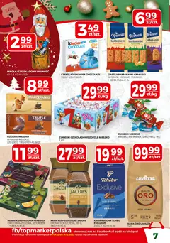 Pogląd oferty "Top Market Gazetka" - ważna od 04.12.2025 | Strona: 7 | Produkty: Czekoladowa, Kawa rozpuszczalna, Tchibo, Ciastka