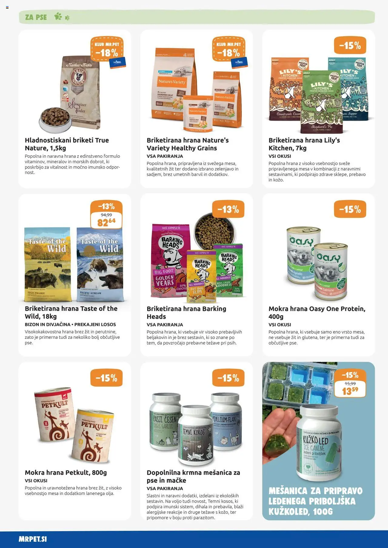 Mr. Pet katalog │ velja od 01.08.2025 | Stran: 2 | Izdelki: Losos, Cesen