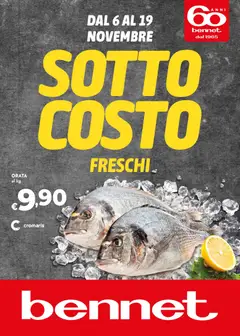 Anteprima del volantino bennet Sottocosto catalogo valido a partire dal 06.11.2025