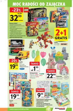 Pogląd oferty "Intermarche gazetka" - ważna od 31.03.2026 | Strona: 45 | Produkty: Lego, Naklejki