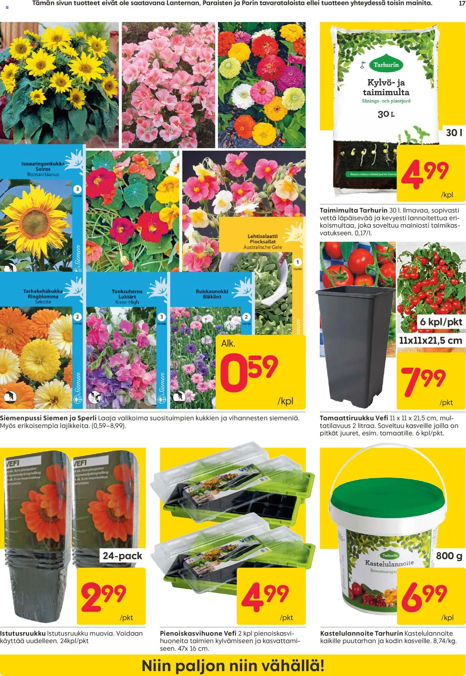 Rusta tarjoukset – voimassa 16.03.2026 alkaen | Sivu: 17 | Tuotteet: Lehtisalaatti