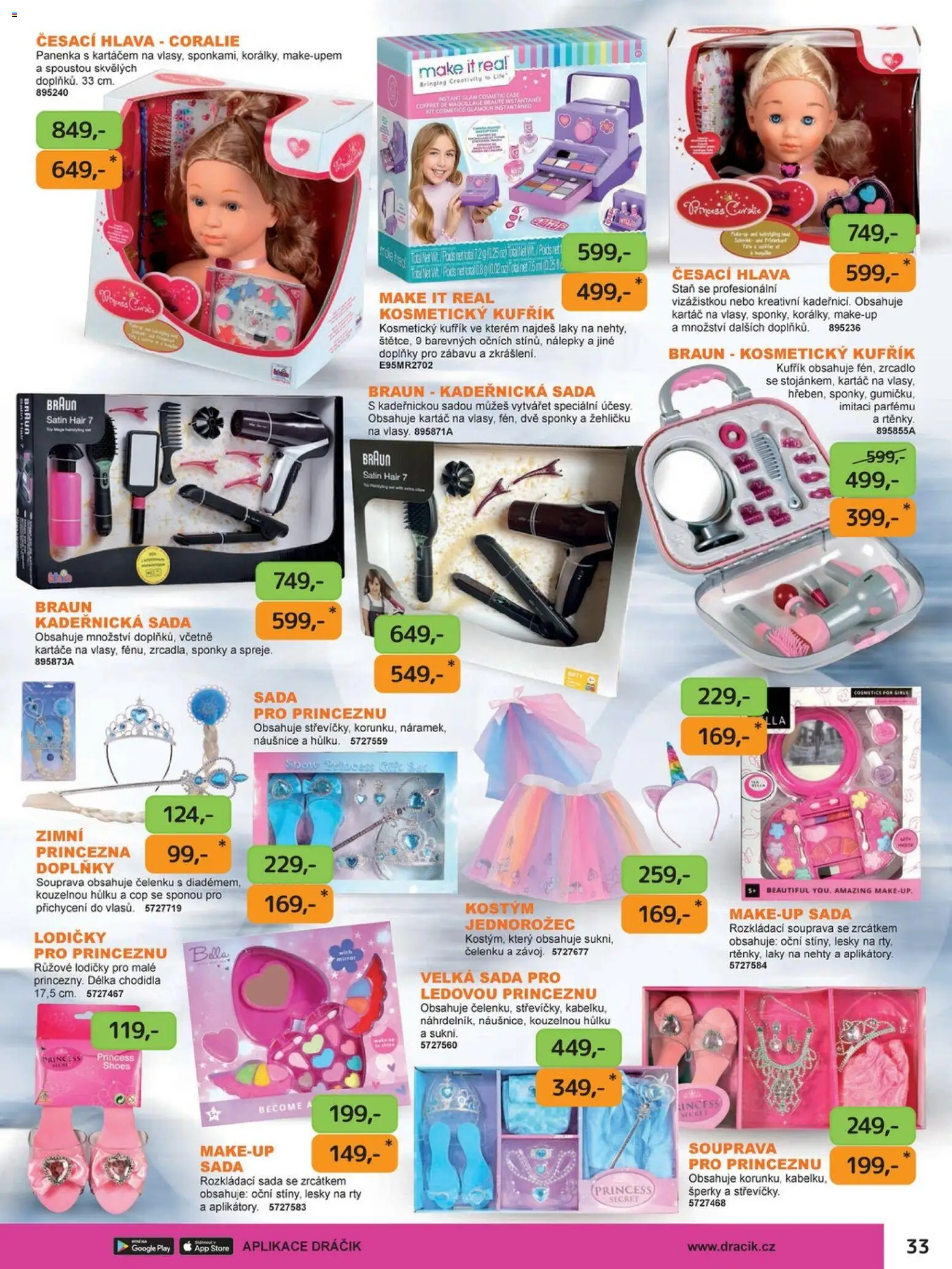 Dráčik leták od 03.10.2025 | Strana: 39 | Produkty: Makeup, Lodičky, Šperky, Zrcadlo