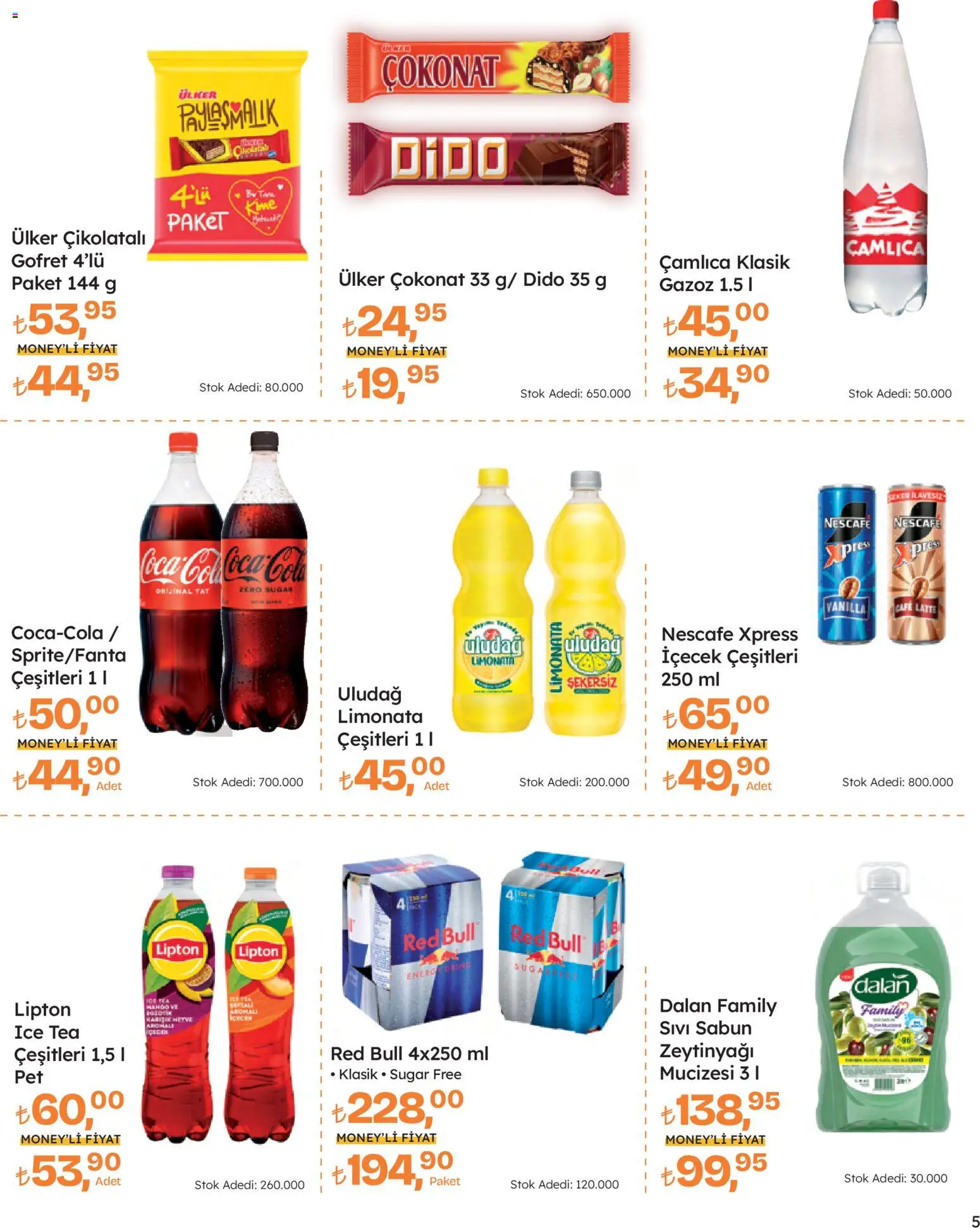 Migros Katalog - Migros Jet Dijital - 05.11.2025 tarihinden itibaren geçerlidir | Sayfa: 5 | Ürünler: Gofret, Sabun, Şeker, Ice tea