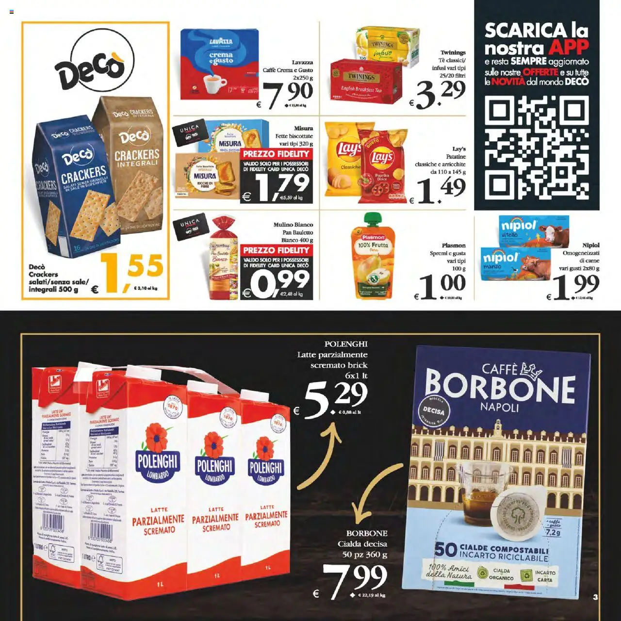 Volantino Decò del 12.09.2025 | Pagina: 3 | Prodotti: Caffè, Tè, Vitello, Fette biscottate