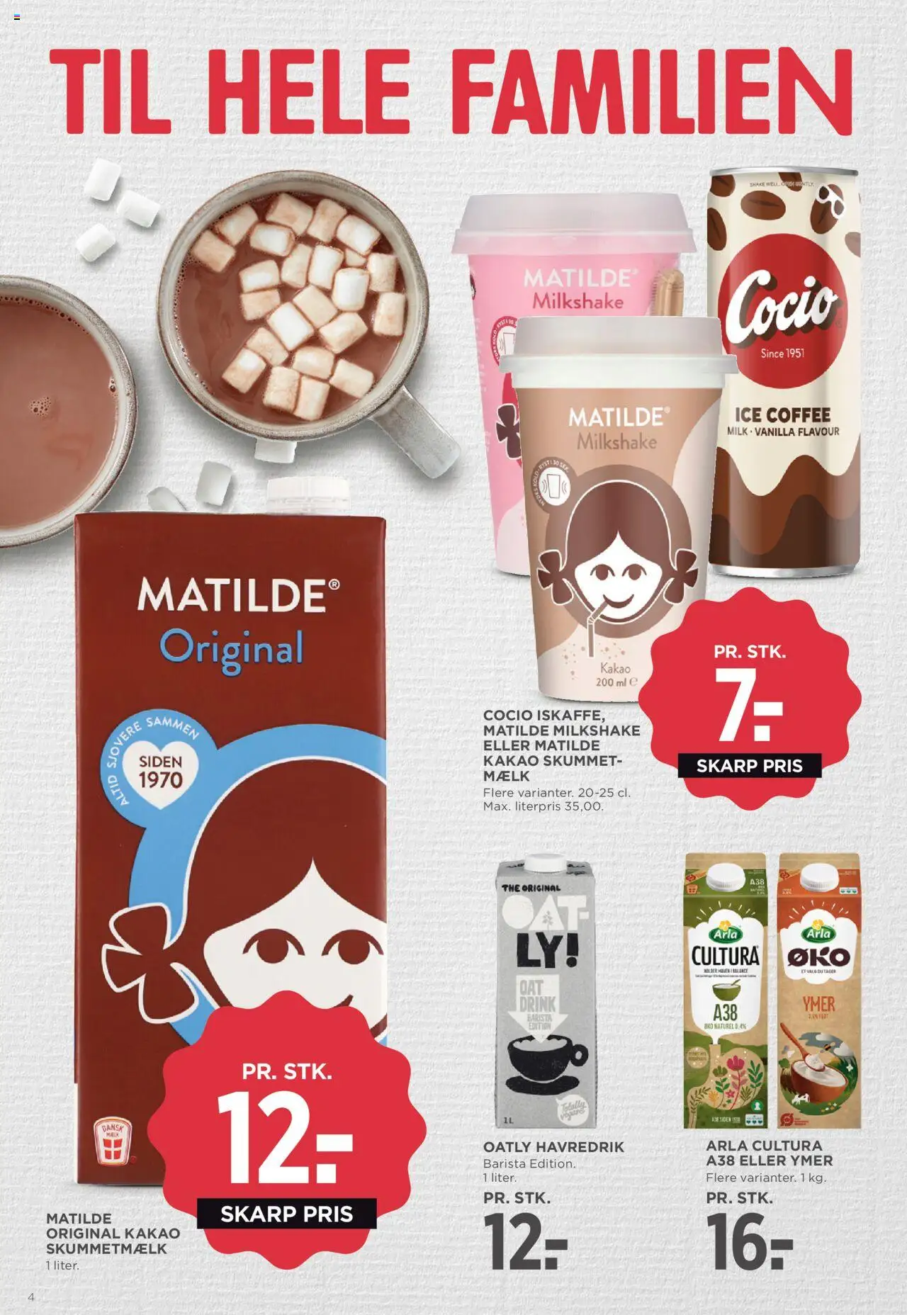 Meny Tilbudsavis gyldig fra 15.08.2025 | Side: 5 | Produkter: Mælk, Havredrik, Ymer, Milkshake