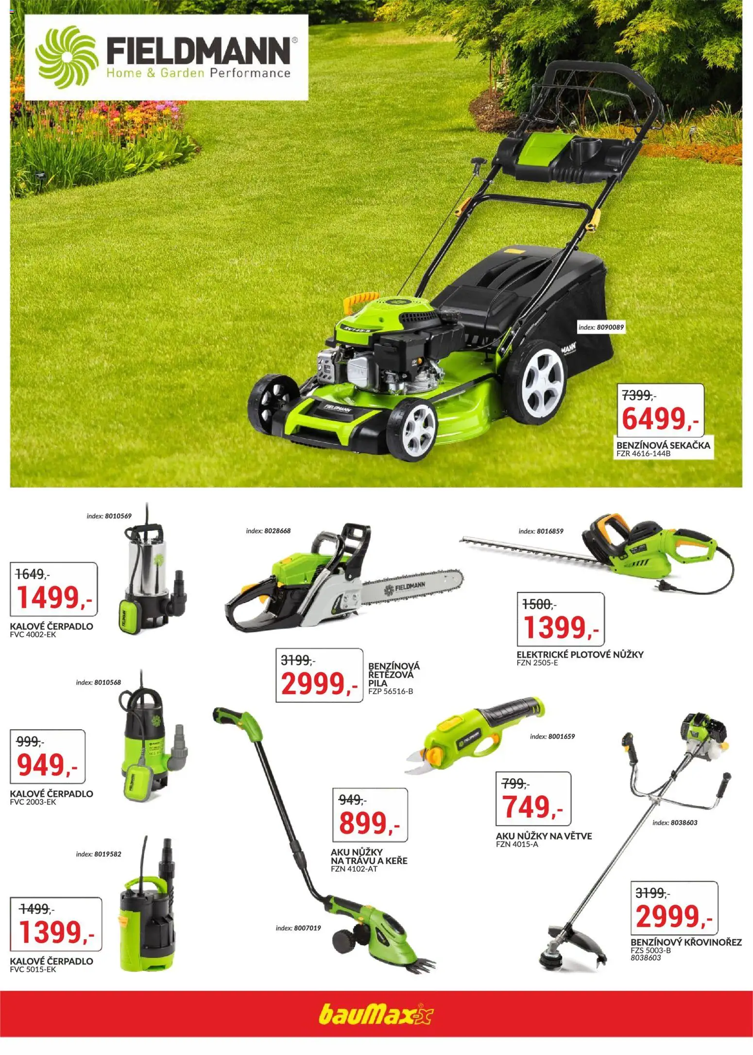 BAUMAX leták - Jaro v zahradě  od 12.03.2026 | Strana: 7 | Produkty: Nůžky, Nůžky na větve, Křovinořez, Čerpadlo
