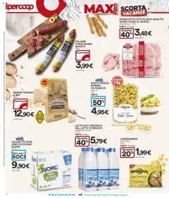 Volantino Ipercoop del 17.07.2025 | Pagina: 10 | Prodotti: Salame, Latte, Grana Padano, Valigetta