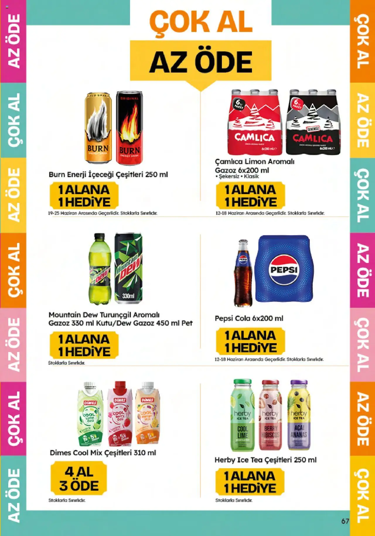 Migros Katalog - 5M Migroskop Dijital - 12.06.2025 tarihinden itibaren geçerlidir | Sayfa: 67 | Ürünler: Ananas, Limon, Enerji içeceği, Ice tea