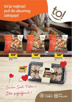 Senta Promet katalog - pregled Senta Promet kataloga - važi od 11.02.2026 | Strana: 2 | Proizvode: So, Kroasan, Torta