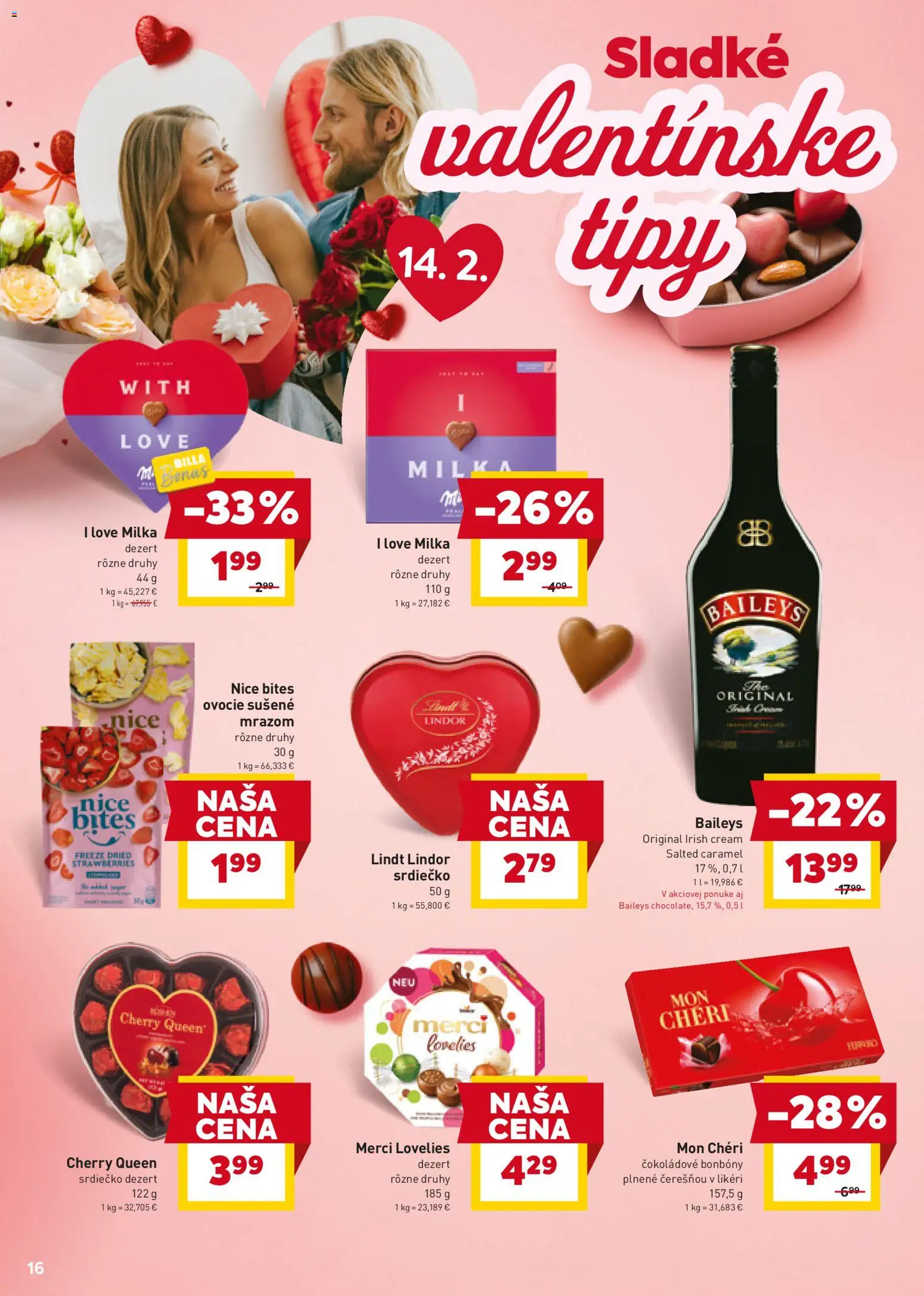 Nové Billa akcie – leták je platný od 11.02.2026 | Strana: 16