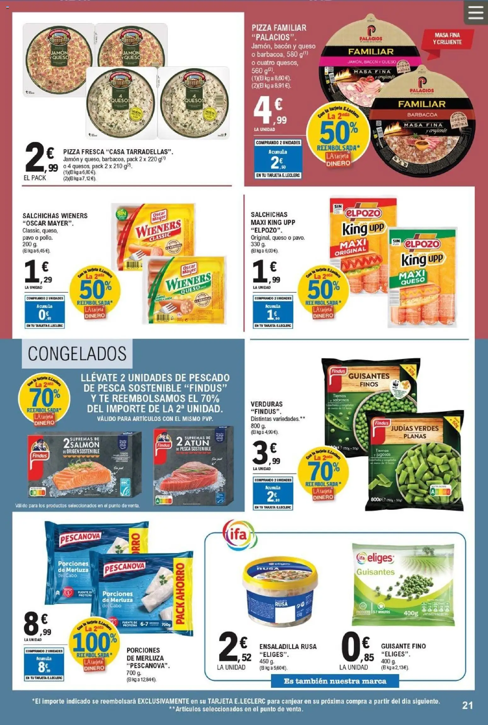 E.Leclerc folleto │ válido desde el 25.02.2026 | Página: 21 | Productos: Ensaladilla, Jamón, Té, Barbacoa