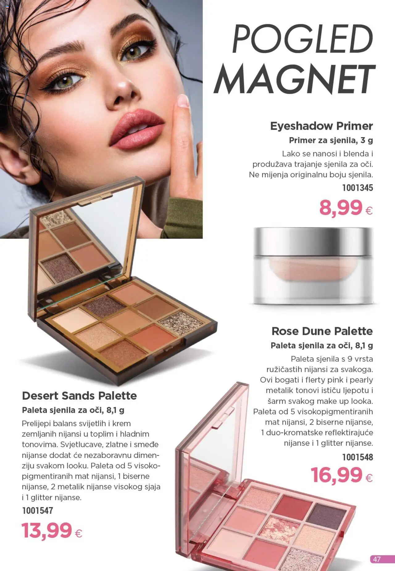 Farmasi katalog | vrijedi od 01.08.2025 | Stranica: 47 | Proizvodi: Paleta, Primer