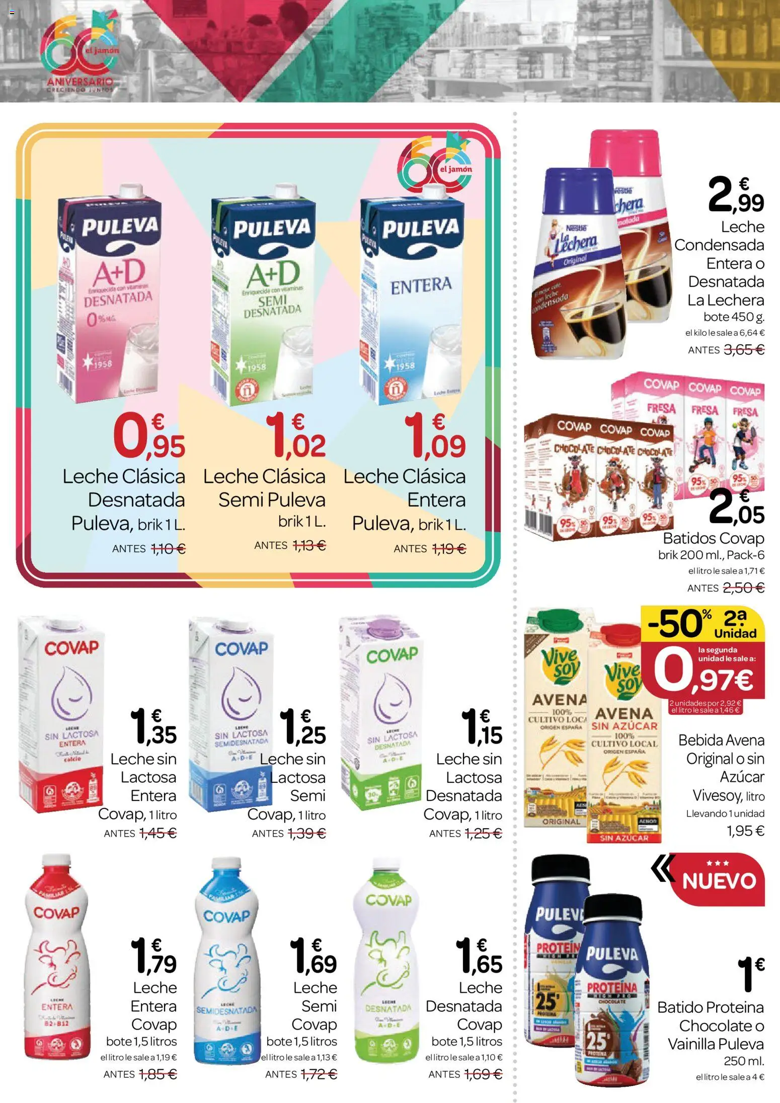 Supermercados El Jamón folleto │ válido desde el 23.04.2026 | Página: 18 | Productos: Leche, Chocolate, Jamón