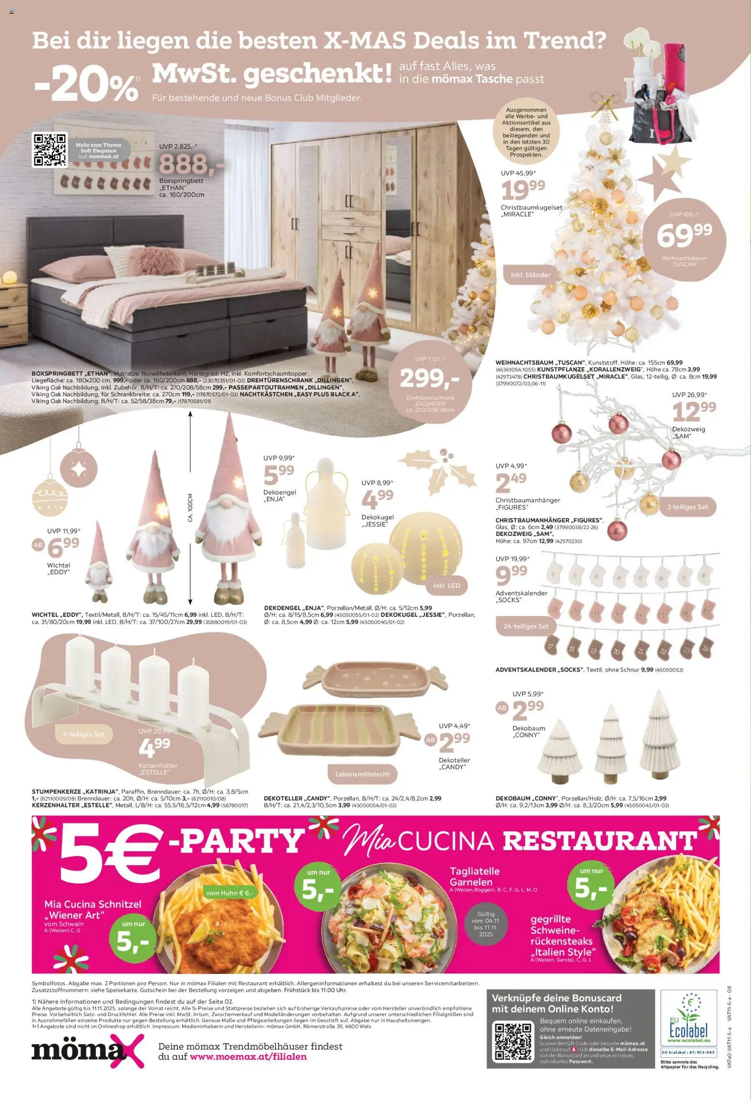 Mömax Prospekt aktuell gültig ab 04.11.2025 | Seite: 12 | Produkte: Tasche, Matratze