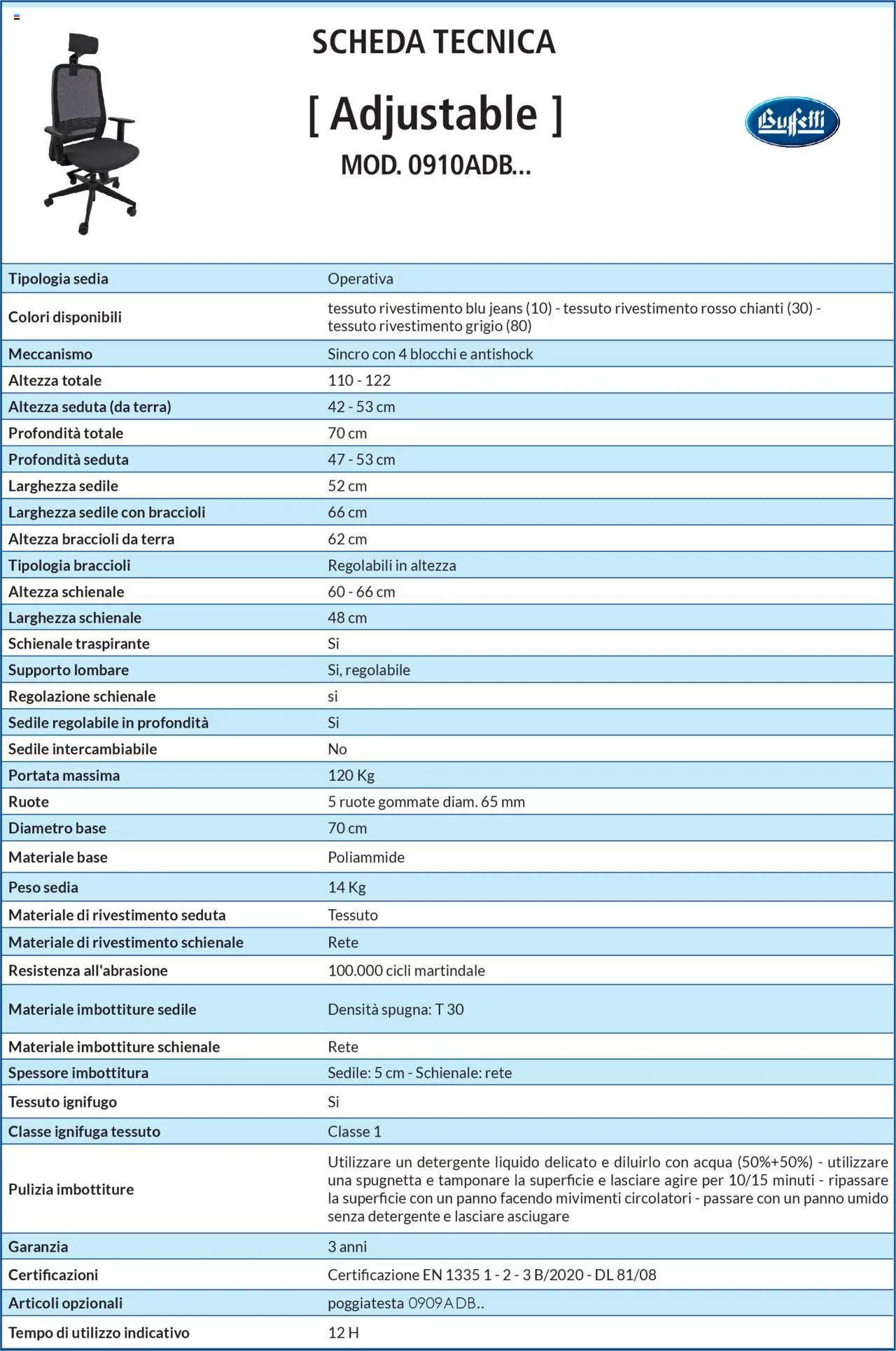 Volantino Buffetti del 28.06.2025 | Pagina: 112 | Prodotti: Detergente, Acqua, Jeans, Sedia
