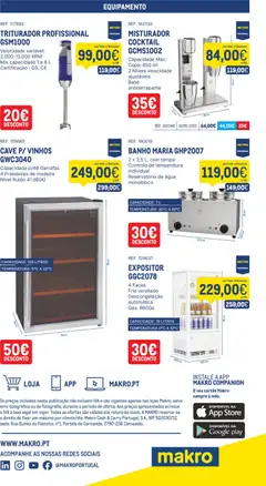 Pré-visualização Makro folheto válido de 14.04.2026 | Página: 20 | Produtos: Agua, Base, Banho