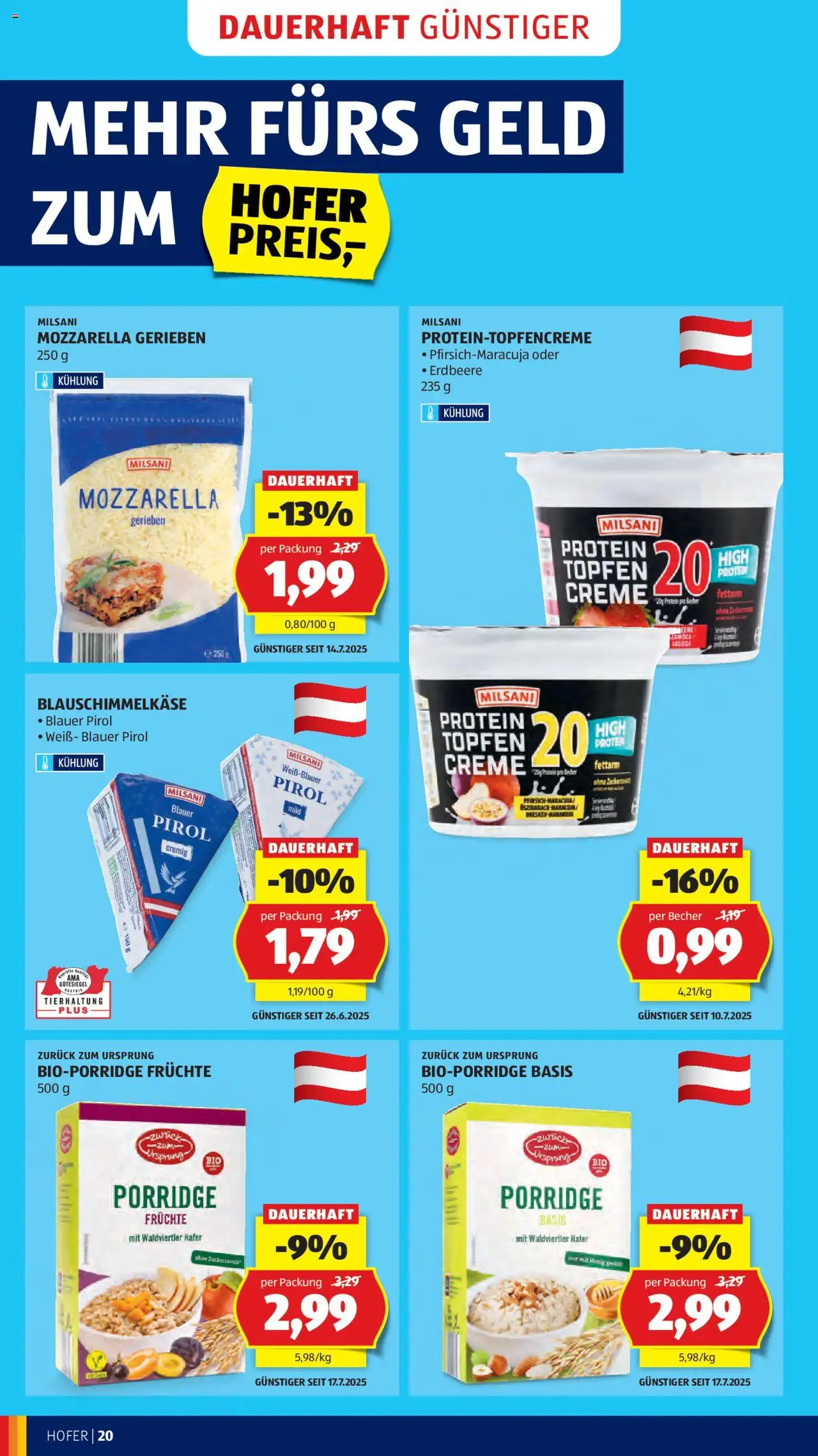Hofer Reisen Flugblatt gültig ab 05.09.2025 | Seite: 22 | Produkte: Creme